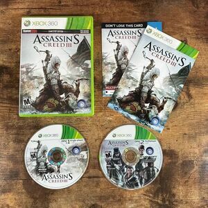 Assassin's Creed 3 III Gamestop Edition (Microsoft Xbox 360 2012) [CIB] COMPLETE